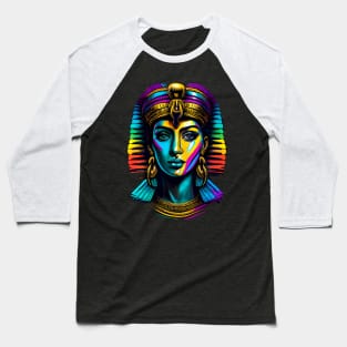 colorful abstract Cleopatra Baseball T-Shirt